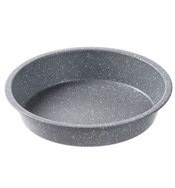 Runde Topf Marmorierter Stahl 26X5Cm