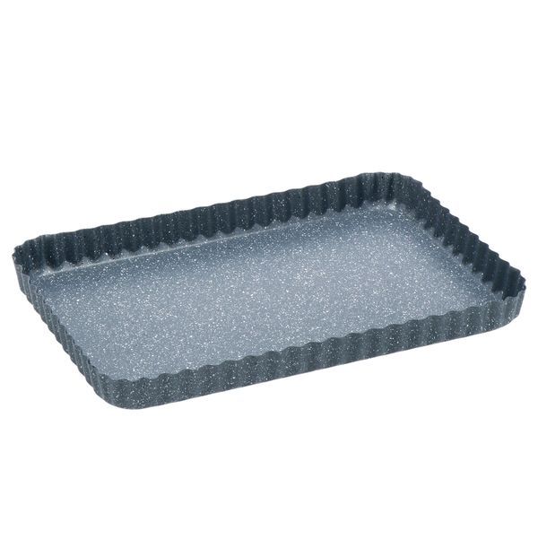Plaque De Cuisson Rectangulaire Acier Marbré 36X21X3Cm