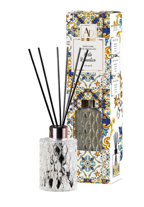 Raumdiffusor In Stäbchenform Myrte Und Basilikum 150Ml