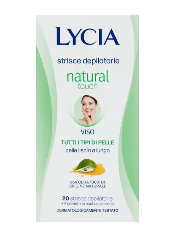 LYCIA Strisce Depilatorie Viso Per Tutti Tipi Di Pelle 