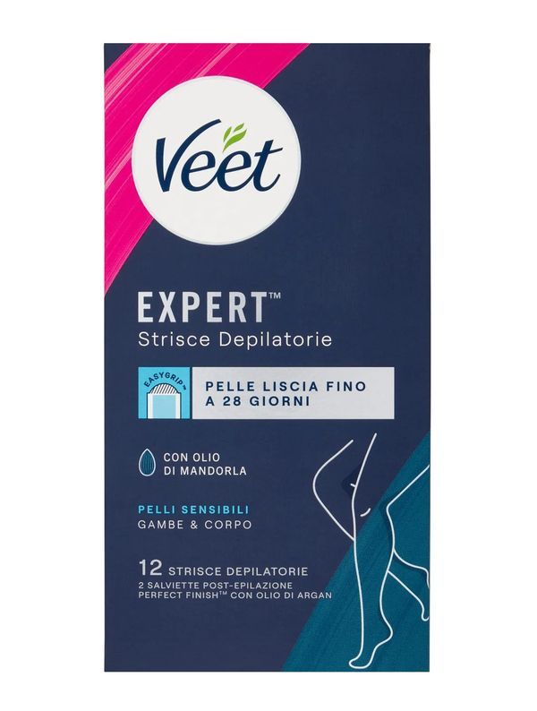 VEET Bandes Dépilatoires Expert Peaux Sensibles 