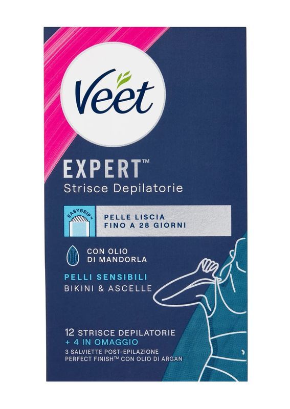 VEET Strisce Depilatorie Expert Bikini E Ascelle 