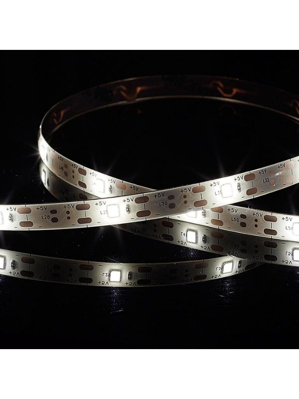  Ruban Rgb 150 Leds Blanc Chaud Avec Telecommande 500Cm