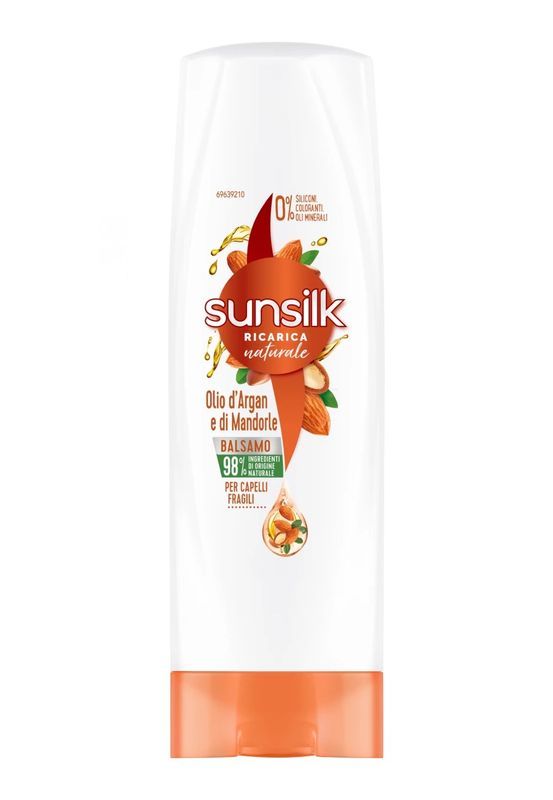 SUNSILK Balsamo  Per Capelli Fragili Con Argan E Mandorle 200Ml