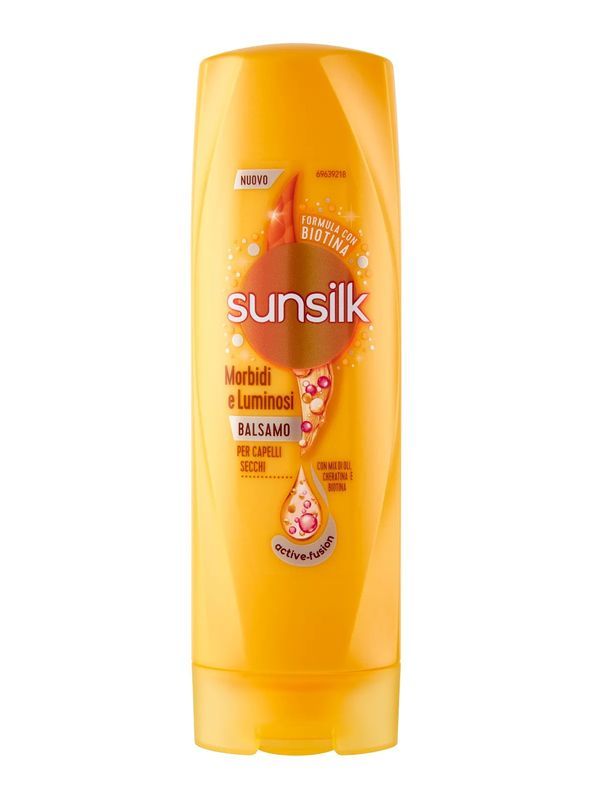 SUNSILK Balsamo Morbidi E Luminosi Per Capelli Secchi Con Mix Oli 200Ml