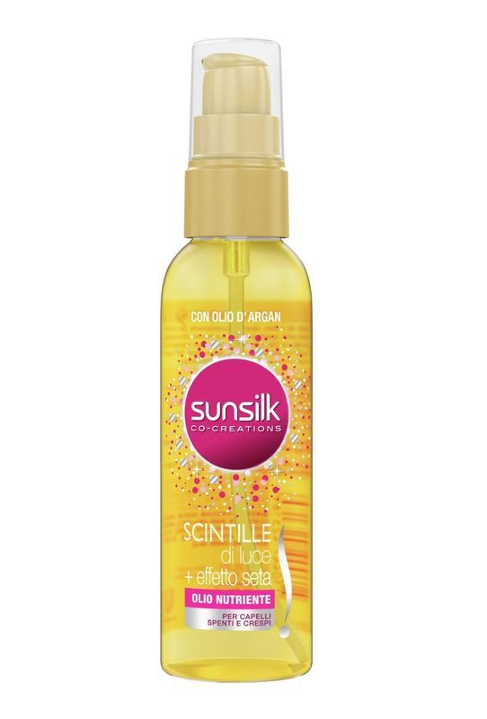 SUNSILK Olio Scintille Di Luce Per Capelli Crespi Con Olio Di Jojoba 75Ml