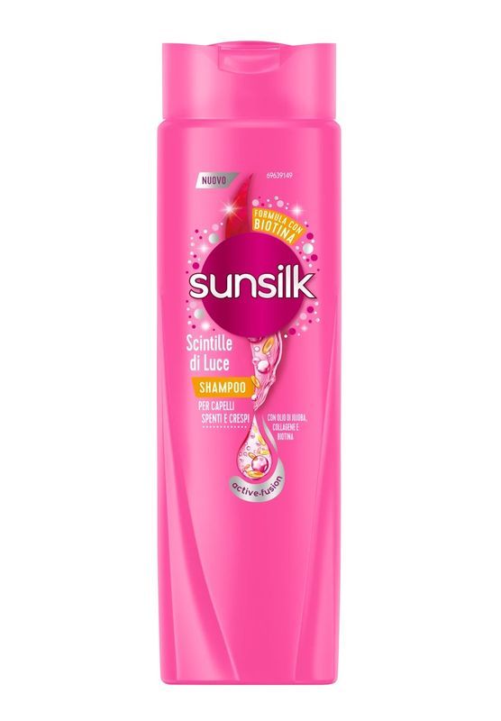 SUNSILK Shampoo Scintille Di Luce Per Capelli Crespi Con Olio Di Jojoba 250Ml