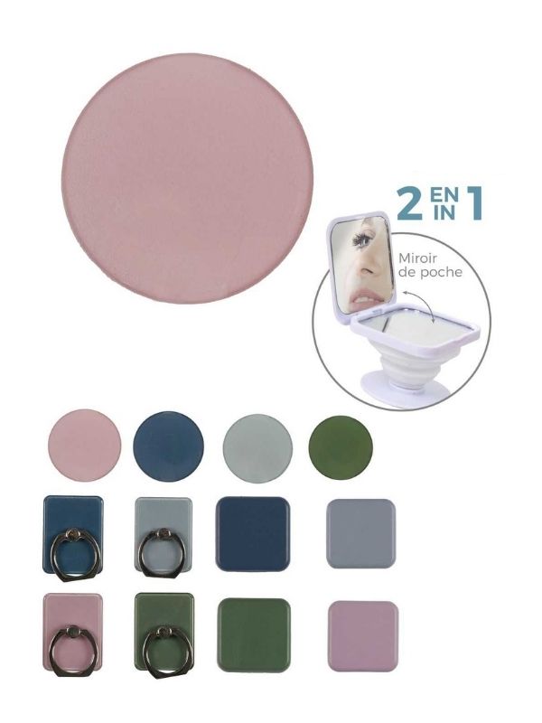  Support Pour Téléphone Ring Ou Miroir - Assorti