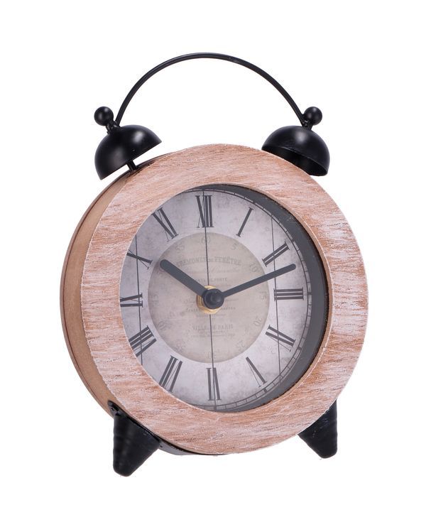 Deko-Wecker Aus Holz 15X4X22Cm - Sortiert