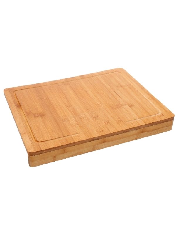 Planche À Découper Bambou Avec Bord 45X34Cm