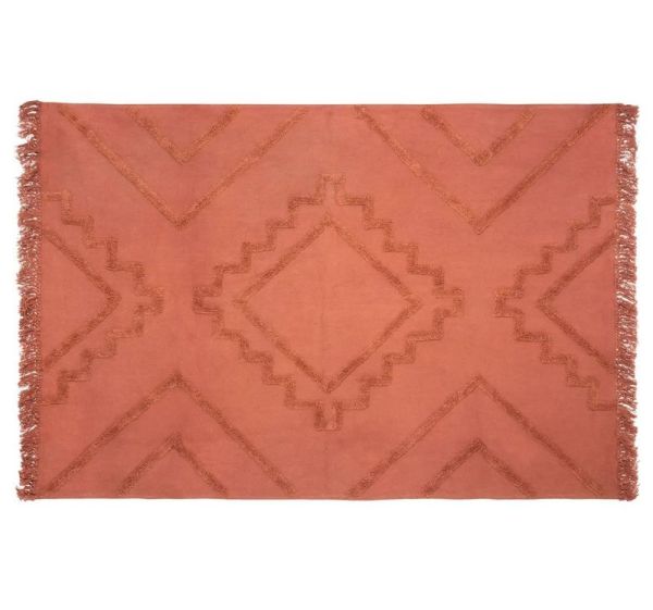 Tappeto Ricamato INCA Color Terracotta 120X170Cm