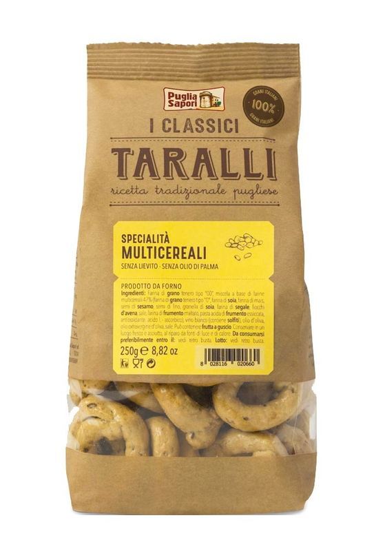 PUGLIA SAPORI Taralli Classici Multicereali 250G