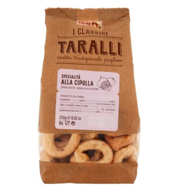 PUGLIA SAPORI Taralli Classici Alla Cipolla 250G