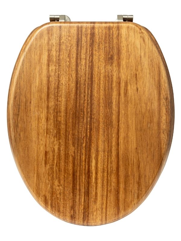 Siège De Toilette Blackacia En Bois D'Acacia 46.5X37.3X6.4Cm