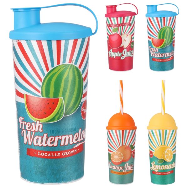 Bicchiere Design Frutta 470ml 4 Varianti