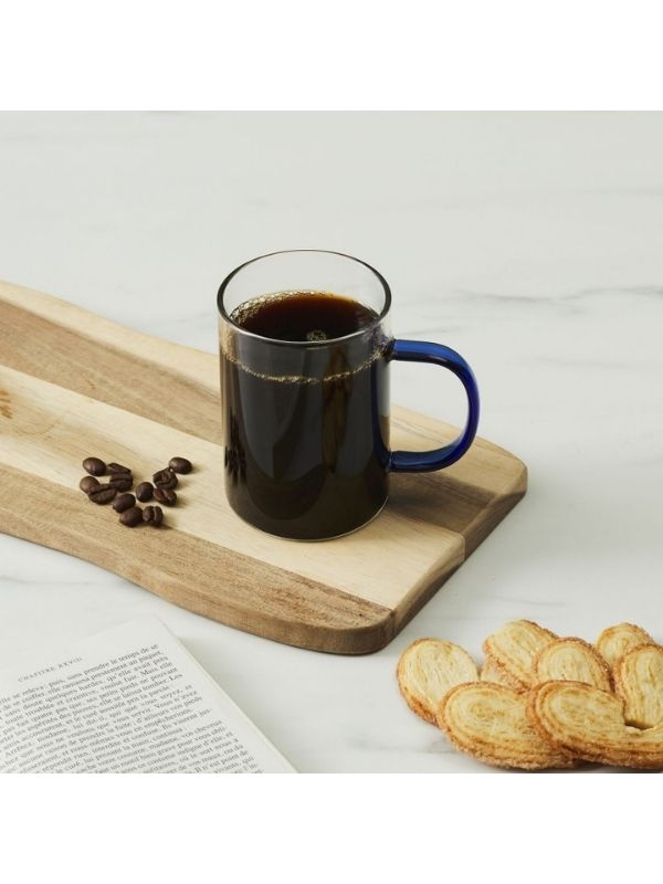 Becher Kristall Mit Farbigem Henkel Tea 30Cl