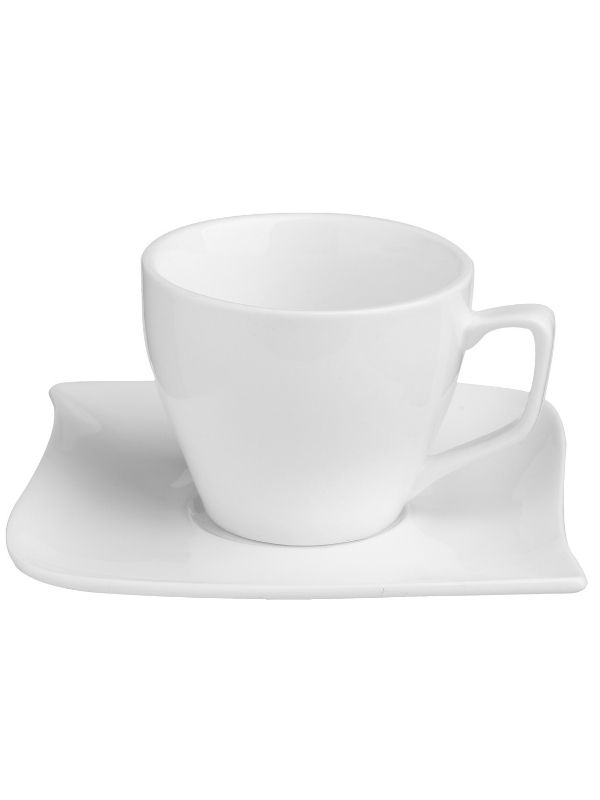 Kaffeetasse Vague Aus Weißer Keramik 9Cl