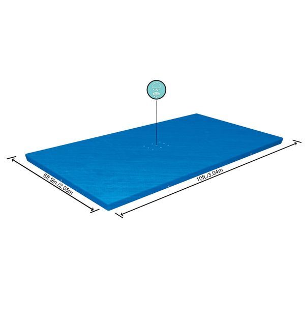 BESTWAY Telone Copertura Per Piscina In Pe Blu 304X205Cm