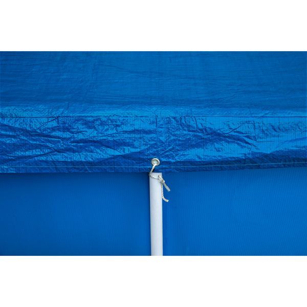BESTWAY Couverture De Piscine Blue Pe 410X226Cm