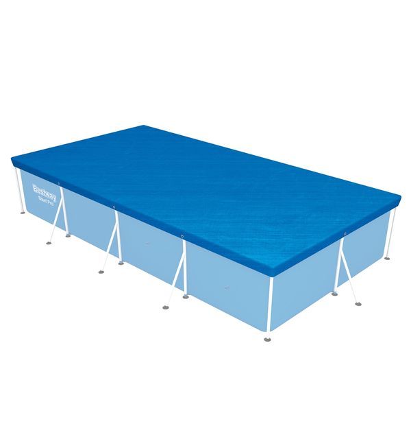 BESTWAY Couverture De Piscine Blue Pe 410X226Cm