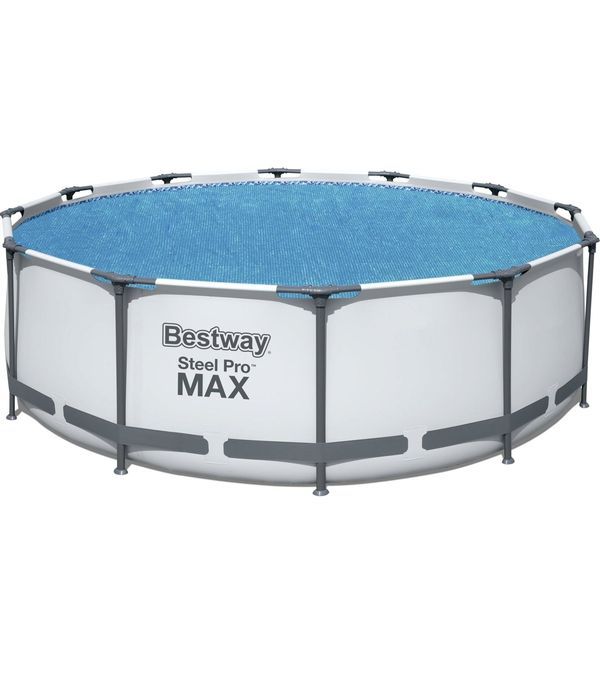 BESTWAY Flowclear Blue Pe Round Solar Tarpaulin 462Cm