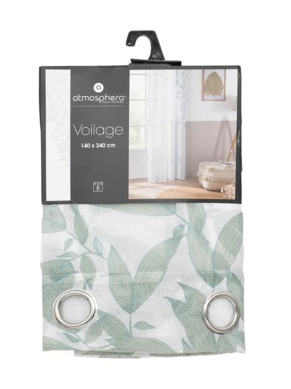 Store Arche Avec Impression De Feuillage 140X240Cm