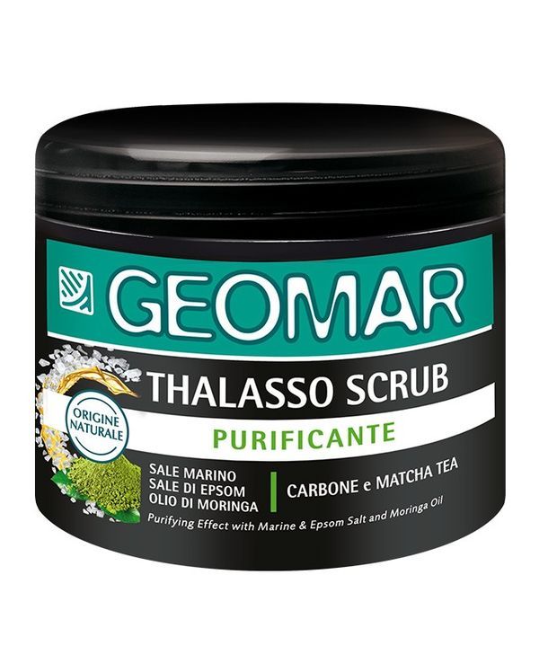 GEOMAR Thalasso Scrub Carbone E Matcha Tea 600G