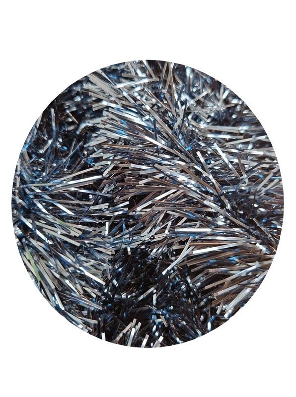 Guirlandes Pailletées Bleu Pour Sapin De Noël 2M