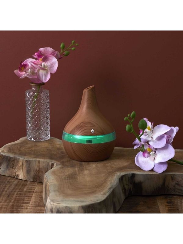 Diffuseur D'Ambiance D'Huiles Essentielles Avec Led Tk 15Cm