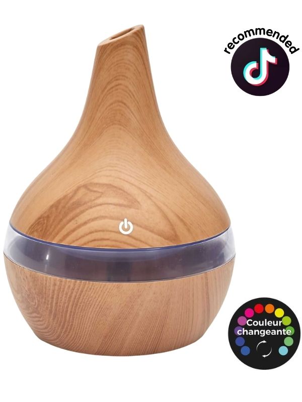 Diffuseur D'Ambiance D'Huiles Essentielles Avec Led Tk 15Cm