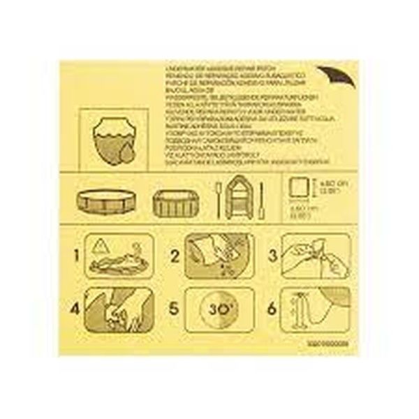 BESTWAY Kit De Réparation Autocollant 10 Pièces 6.5X6.5Cm