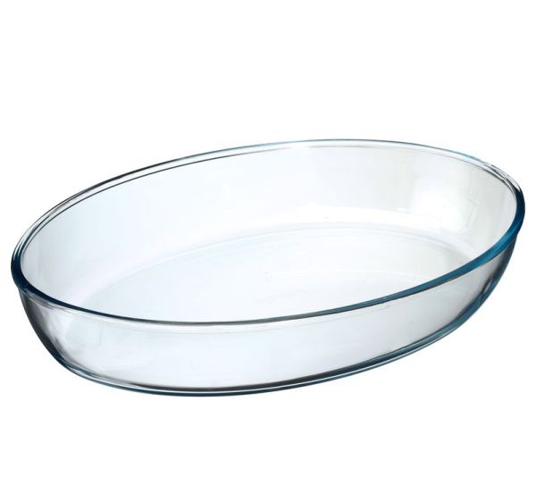 Moule À Gâteau Ovale En Verre 35X25Cm