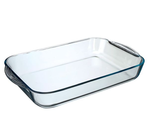 Moule À Gâteau Rectangulaire En Verre 40X25X6Cm