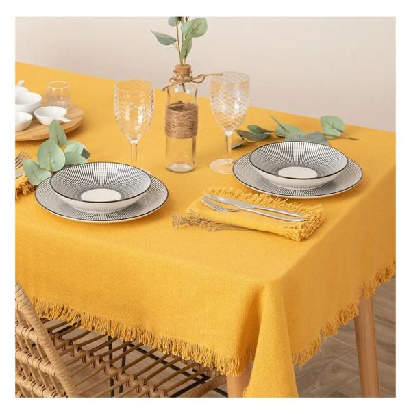 Tovaglia MAHA In Cotone 250X150Cm - Giallo Ocra