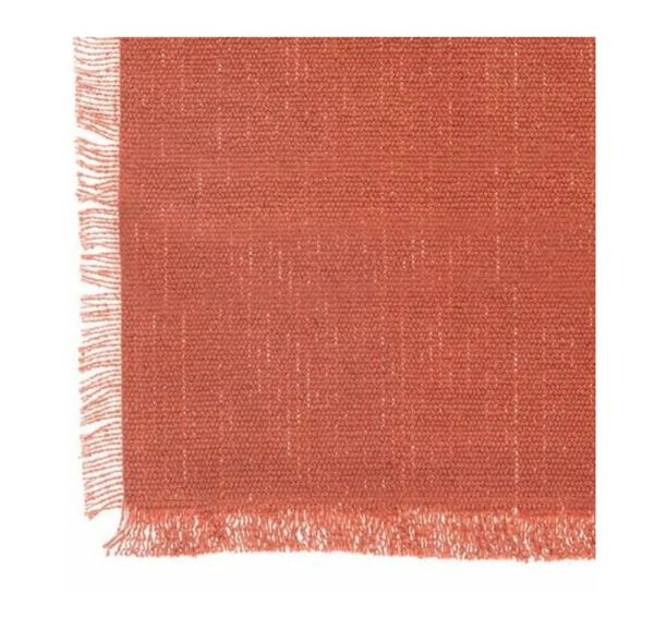 MAHA Tischtuch Aus Baumwolle 250X150Cm - Terrakotta
