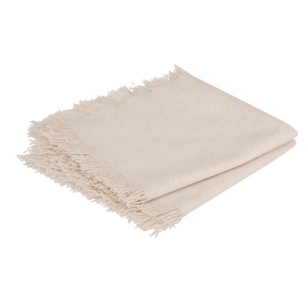 2Er Set MAHA Baumwollservietten 40X40Cm - Weiß