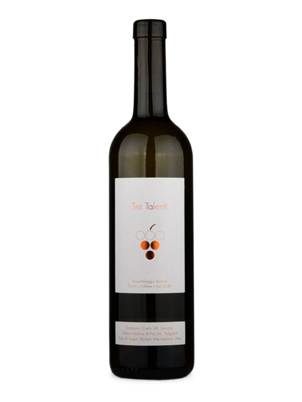 TRE TALENTI Blanc Vins Du Tessin IGT 75Cl 13 % Vol