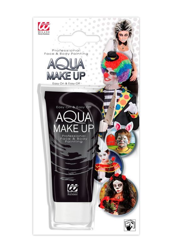 AQUA MAKEUP Trucco In Tubetto Nero 30Ml