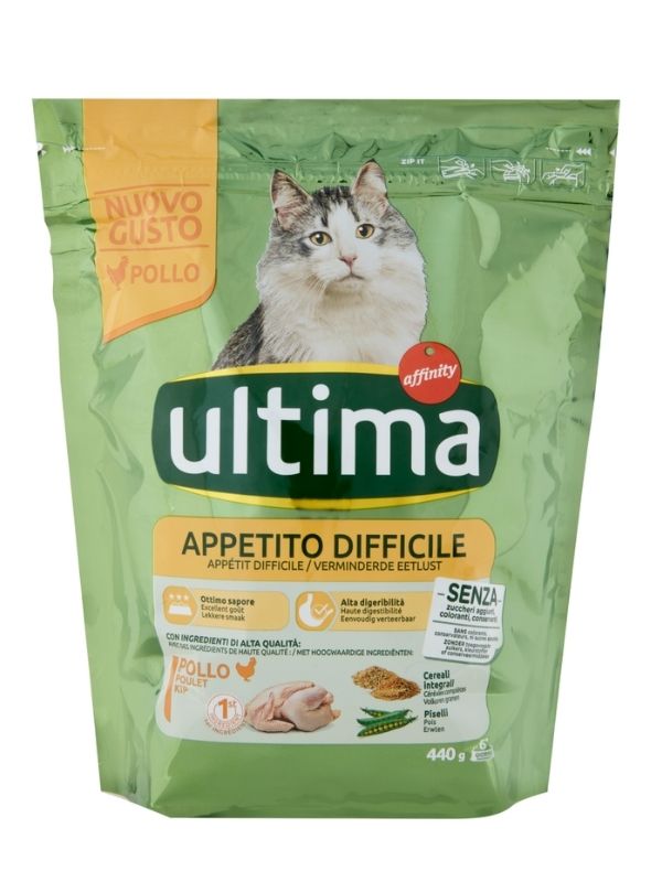 ULTIMA Appétit Difficile Croquettes Poulet 440G