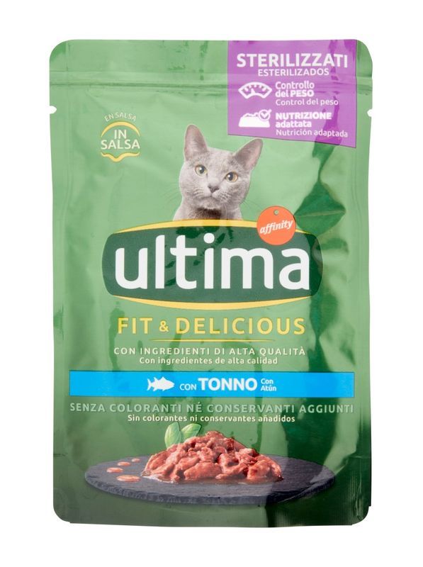 ULTIMA Aliments Humides Chats Castrés Thon 85G