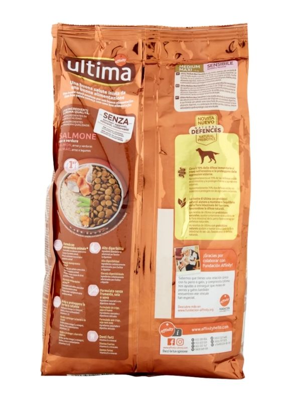 ULTIMA Medium/Maxi Sensible Croccantini Salmone 1.5Kg