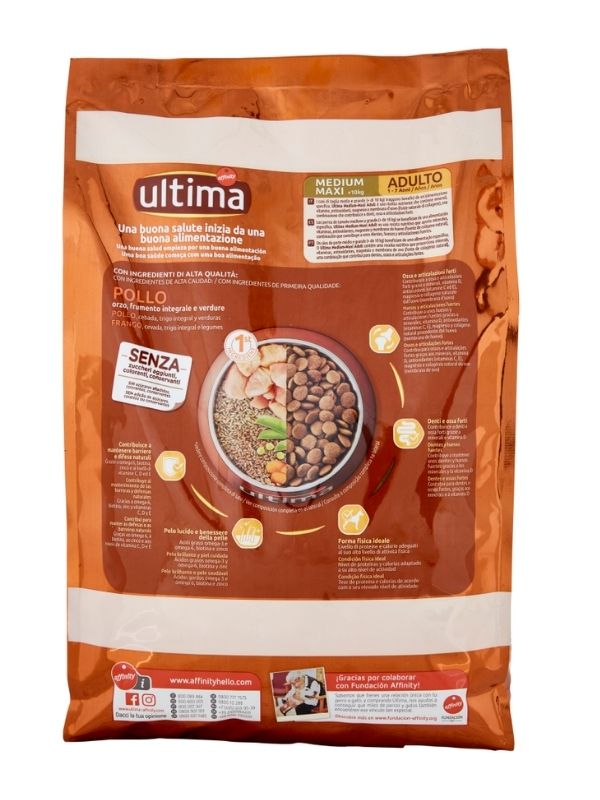 ULTIMA Medium/Maxi Croccantini Pollo 2.2Kg