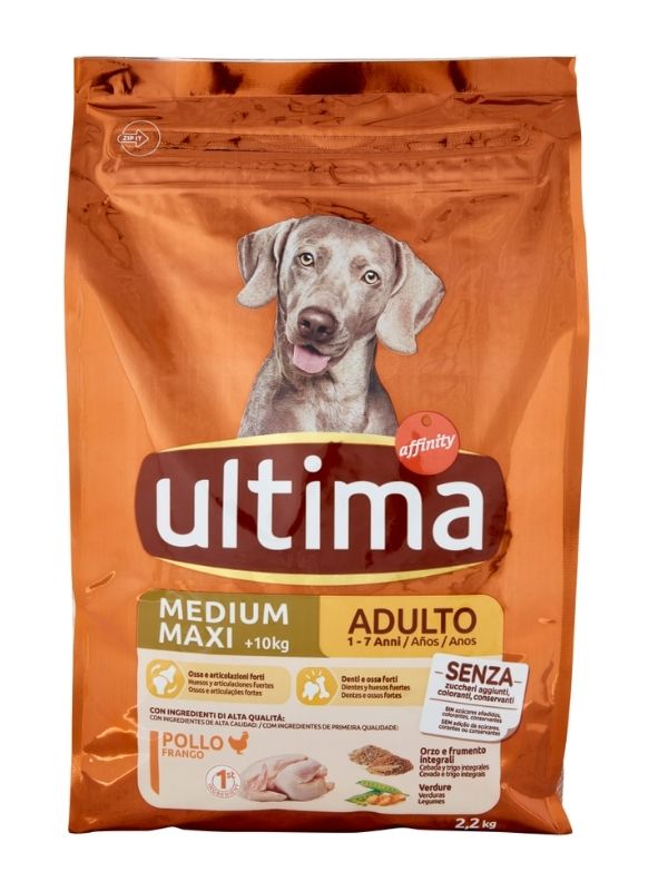 ULTIMA Medium/Maxi Croccantini Pollo 2.2Kg