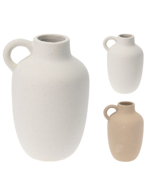 Vaso In Ceramica 12x11x18cm - Assortito