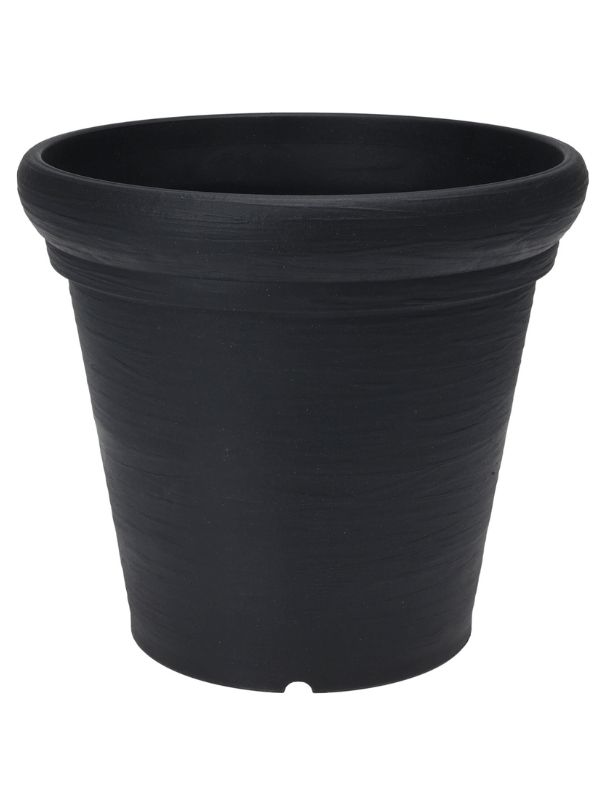 Vaso Antracite In Plastica 38x35cm