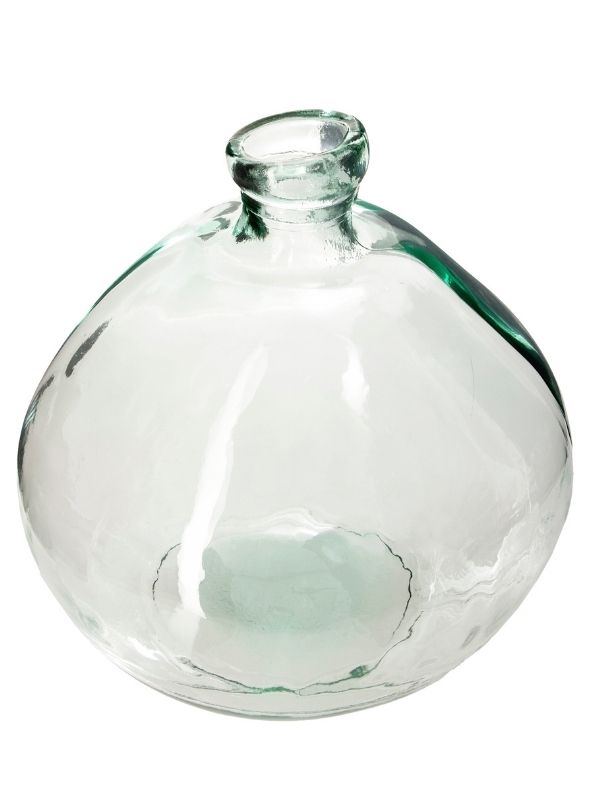 Deko-Vase Uly Aus Transparentem Recyceltem Glas 21Cm