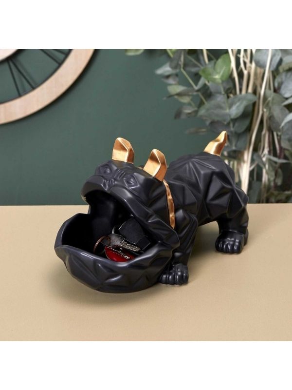 Oggetto Decorativo In Ceramica Bulldog Porta Oggetti 30Cm - Assortito