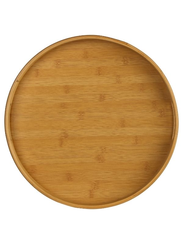 Vassoio Da Cucina Rotondo In Bamboo 40Cm