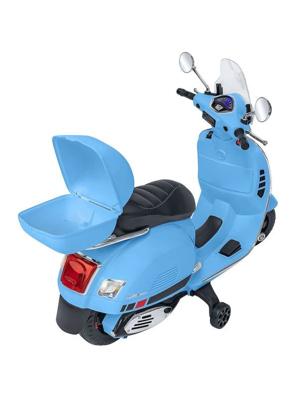 Moto Elettrica Per Bambini Vespa GTS 12V - Azzurra