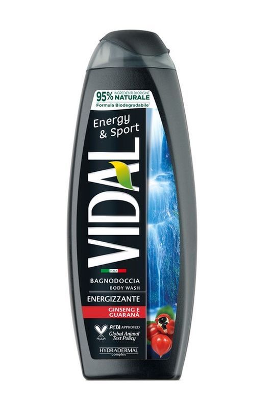 VIDAL Bain Douche Ginseng Et Guarana 500Ml